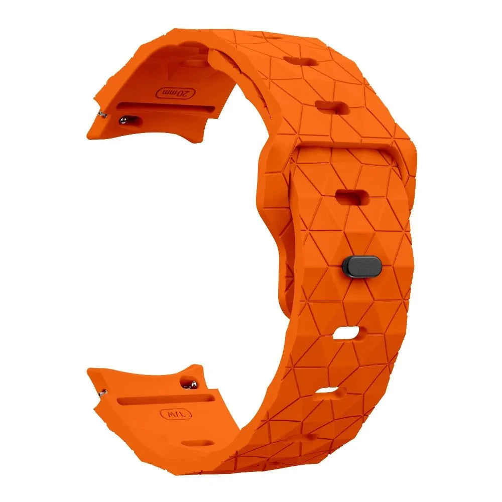 Instar Football Patterned Silicone Galaxy Band - Astra Straps