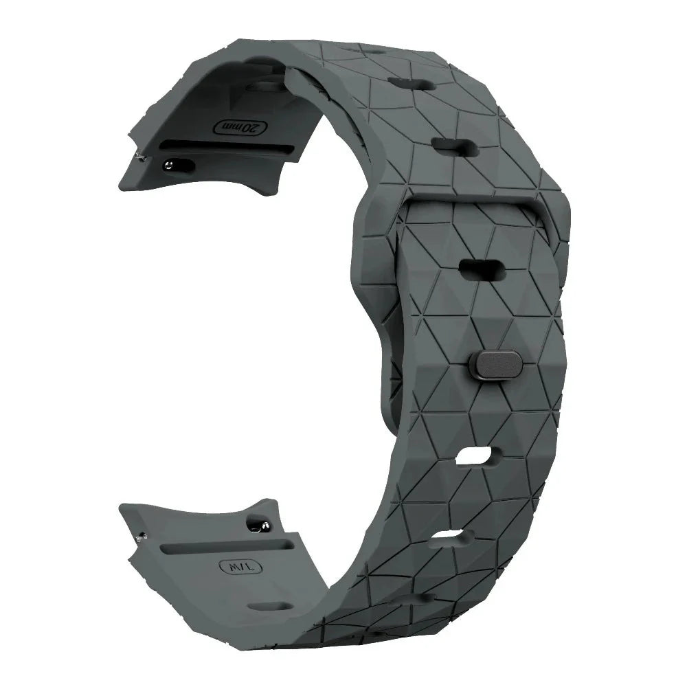 Instar Football Patterned Silicone Galaxy Band - Astra Straps