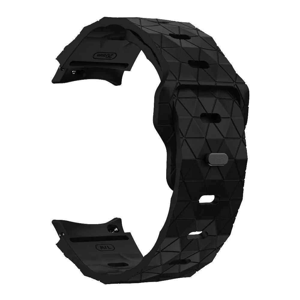 Instar Football Patterned Silicone Galaxy Band - Astra Straps