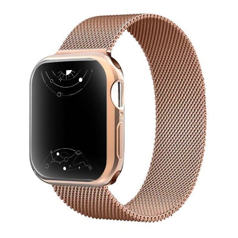 Jasper Milanese Stainless Steel Band With Case - Astra Straps