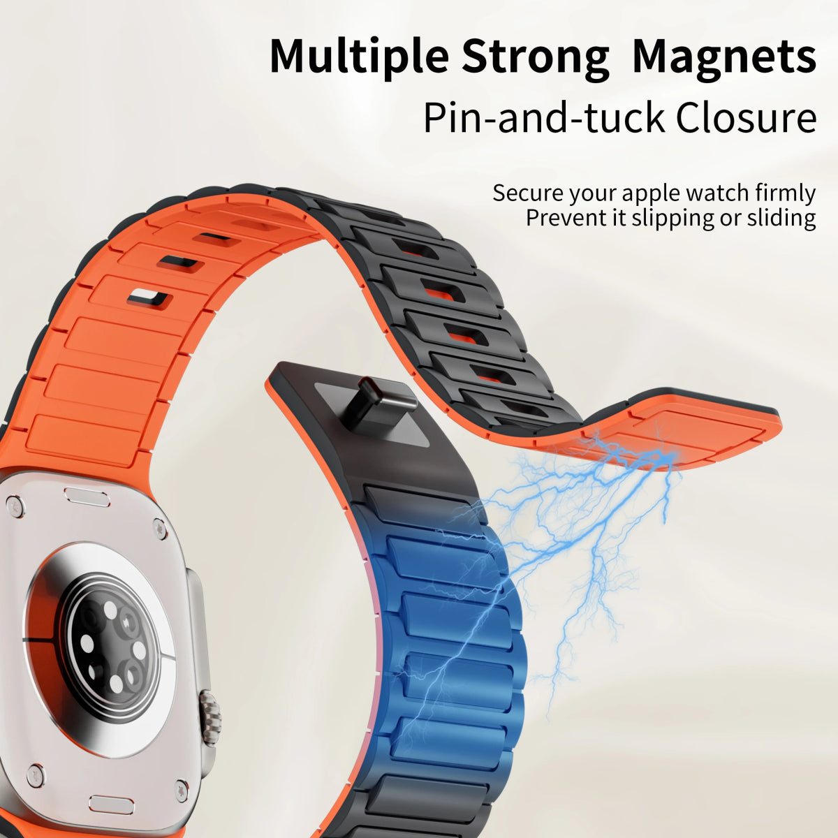Lesio Silikon Magnetisches Armband