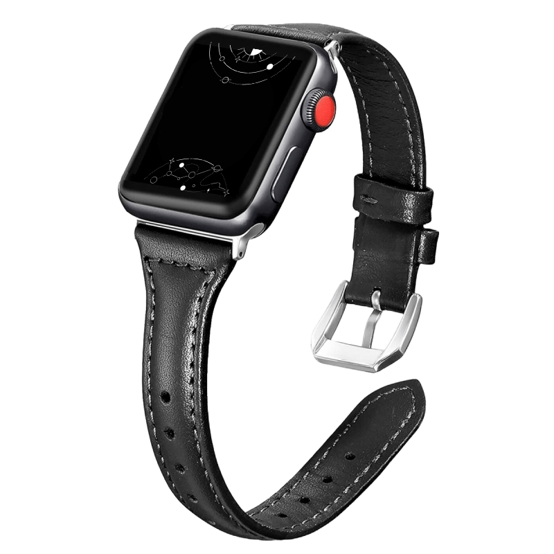 Meliora Schlankes Armband aus echtem Leder