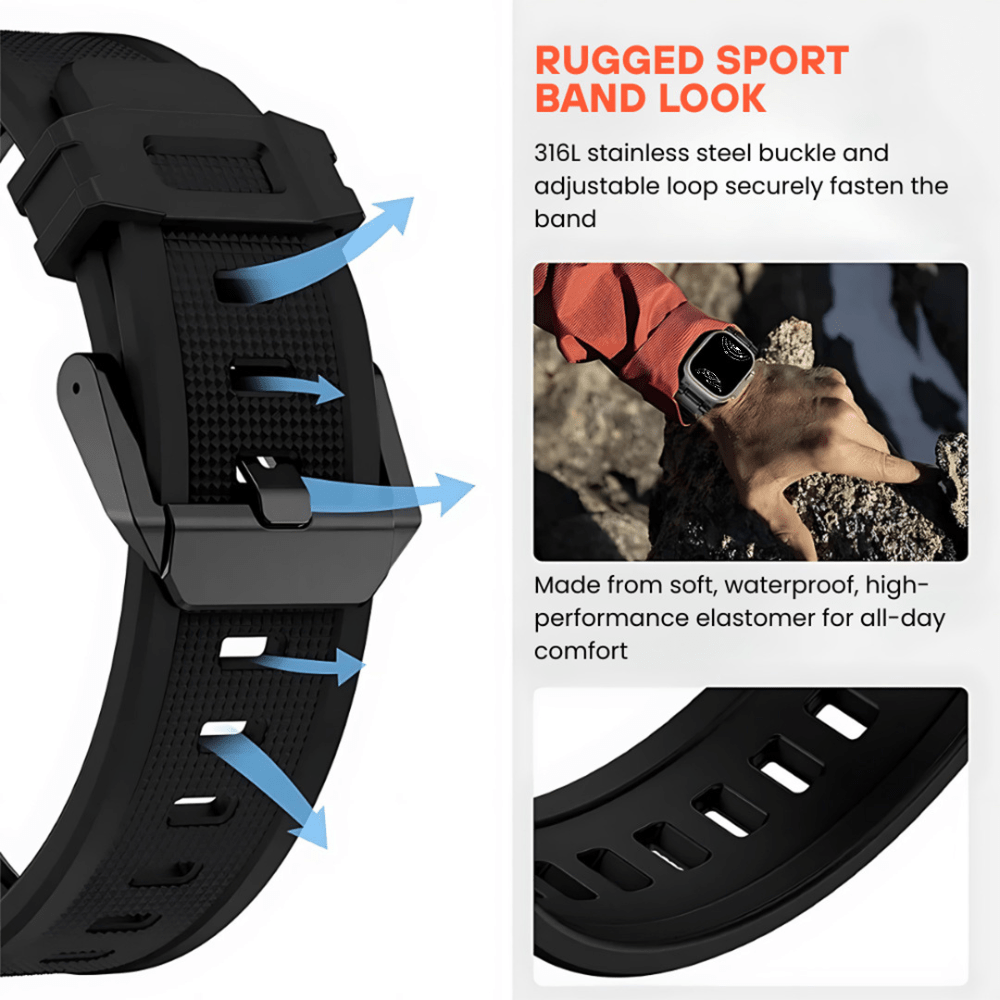 Mollis Silicone Sports Band - Astra Straps