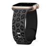Obvius Silicone Band With Engraved Leopard Pattern - Astra Straps