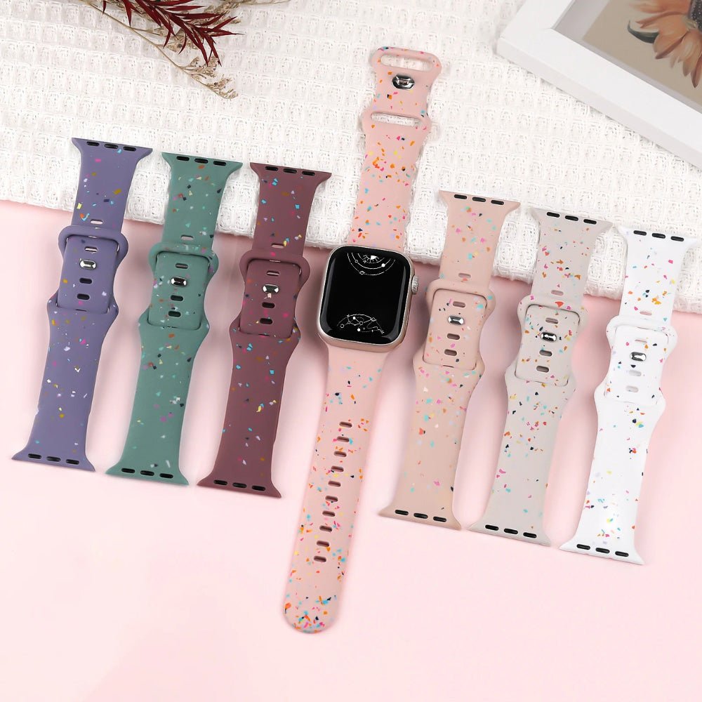 Picea Gedrucktes Sport Armband aus Silikon