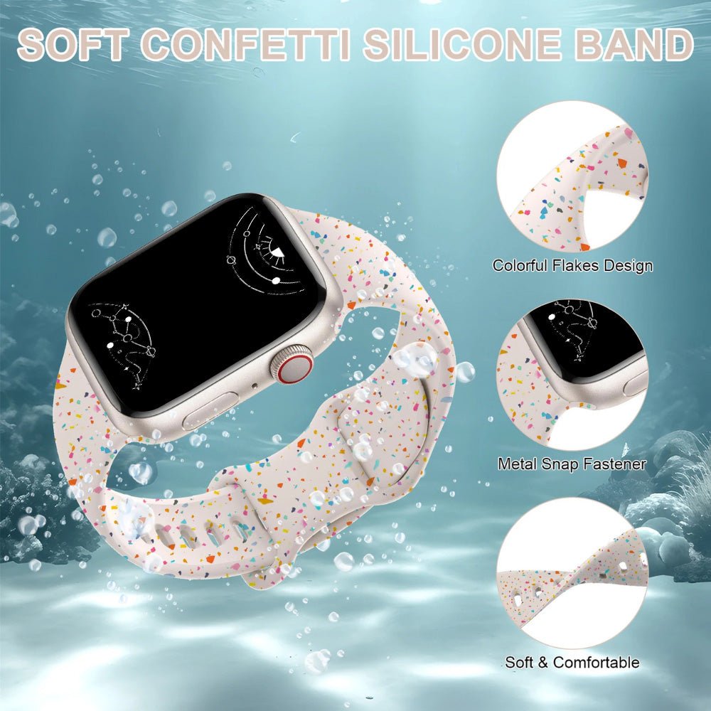Picea Gedrucktes Sport Armband aus Silikon