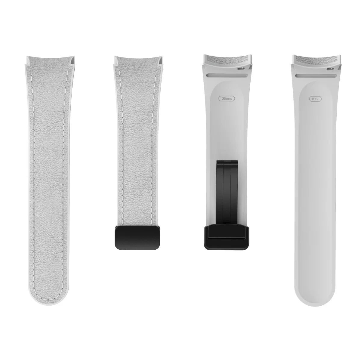 Plurimi Genuine Leather And Silicone Galaxy Band - Astra Straps
