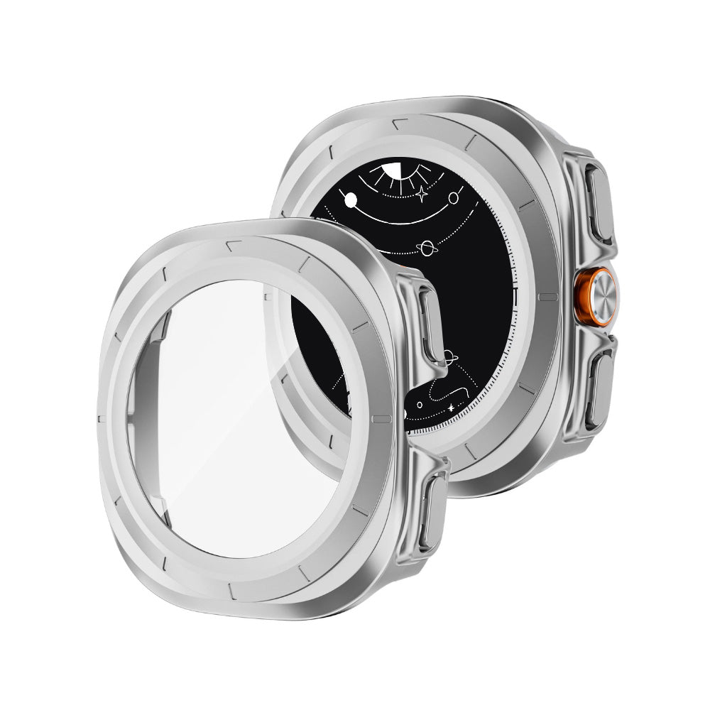 Puchre-Schutzhülle mit Glas-Displayschutz für Galaxy Watch Ultra