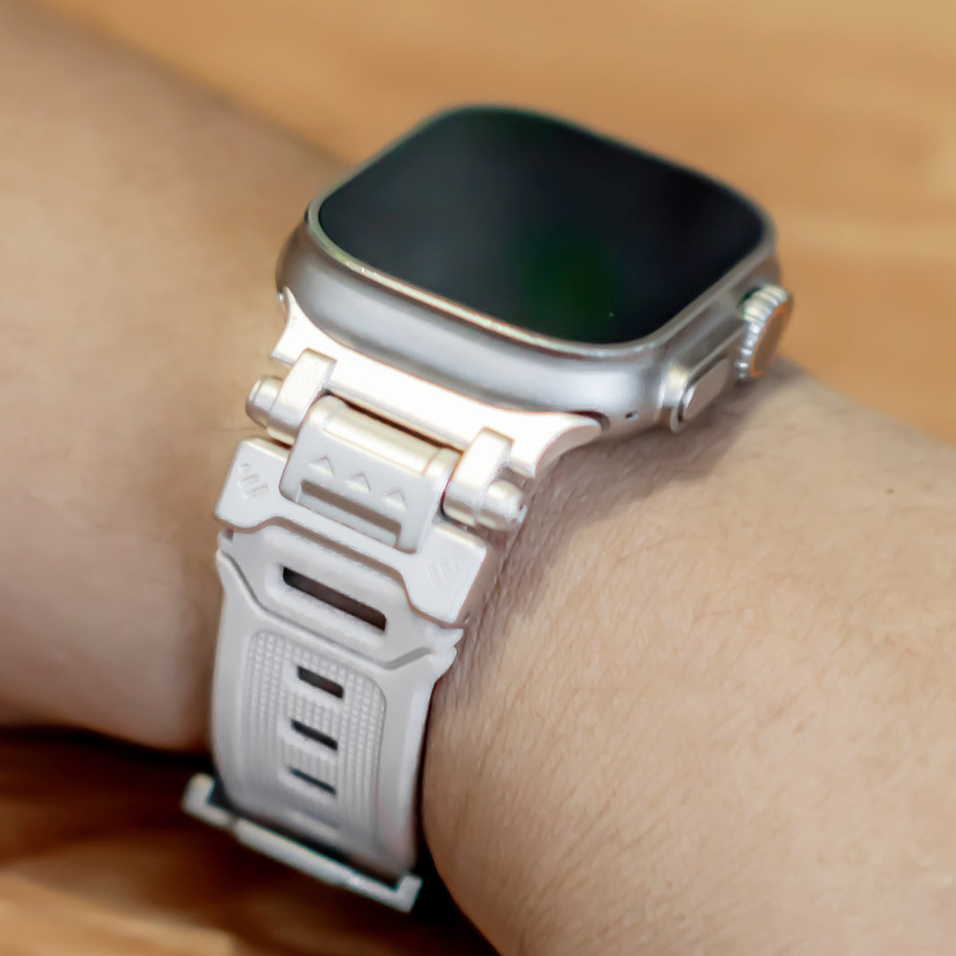 Venio Silikon Robust Metall-Armband