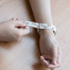 Teneo Graviertes Blumen Silikon Galaxy Armband