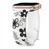 Velox Engraved Flower Silicone Band - Astra Straps