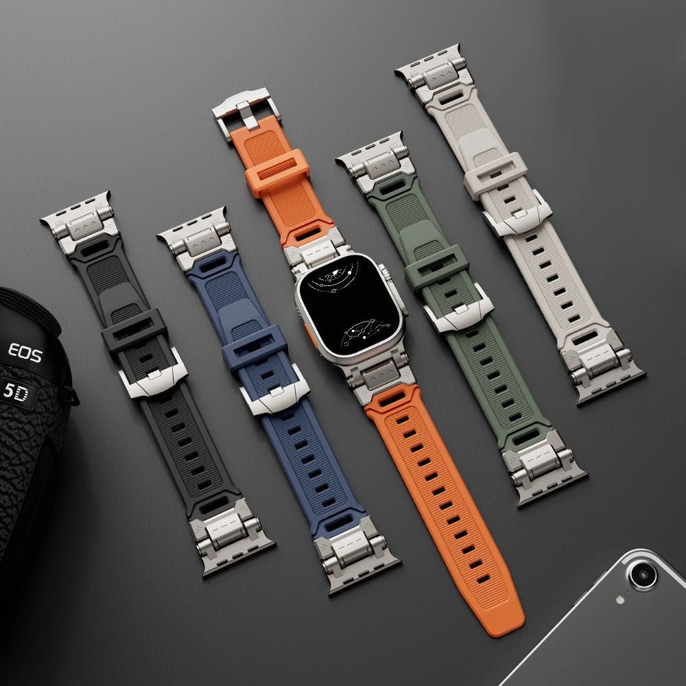 Venio Silikon Robust Metall-Armband