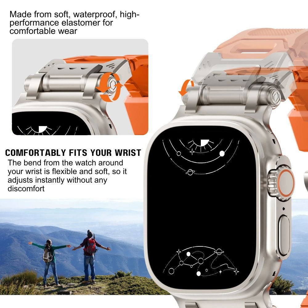 Venio Silikon Robust Metall-Armband