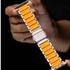 Verus Magnetisches Stahl- & Silikonarmband