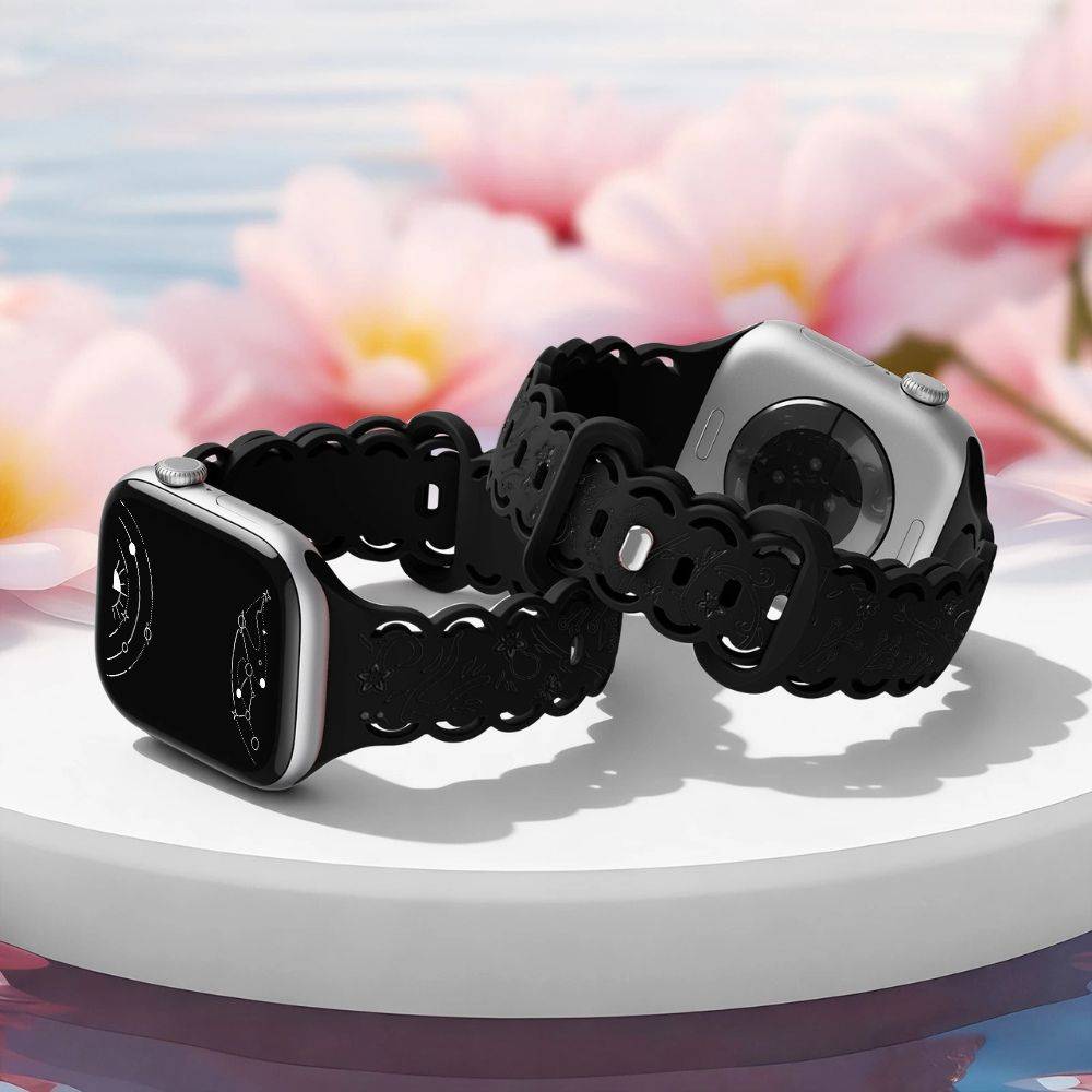 Via Engraved Silicone Band - Astra Straps