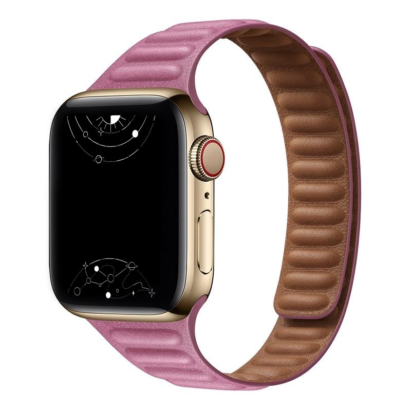 Vistel Slim Leather Link Band - Astra Straps